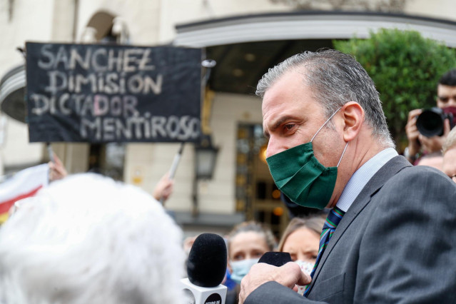 El portavoz de Vox en el Ayuntamiento de Madrid, Javier Ortega Smith