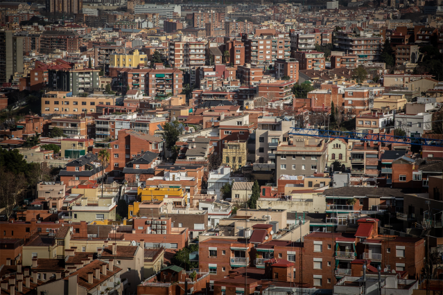 Panorámica de la ciudad de Barcelona