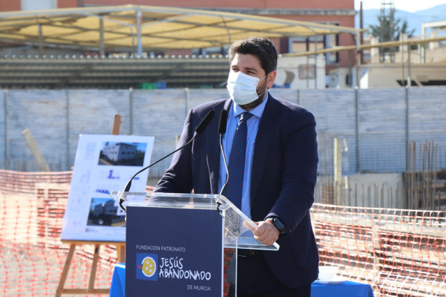 Fotonoticia+ Sonido/ López Miras Preside El Acto De Colocación De La Primera Piedra Del Nuevo Edificio Par A Talleres De Jesús Abandonado
