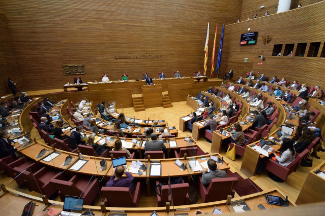 Pleno de Les Corts del 15 de octubre de 2020