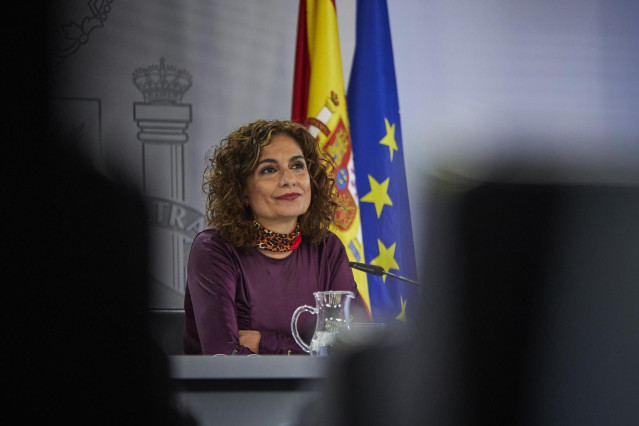 La ministra portavoz y de Hacienda, María Jesús Montero.