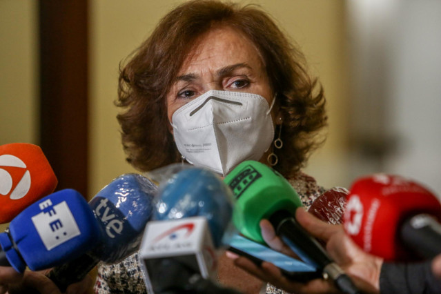 La vicepresidenta primera del Gobierno, Carmen Calvo.