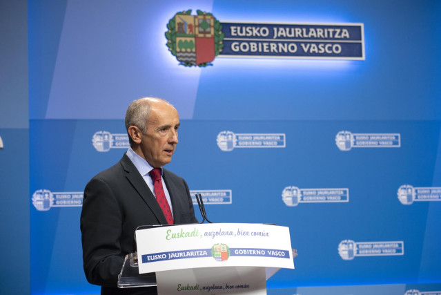 El vicelehendakari primero del Gobierbo Vasco, Josu Erkoreka