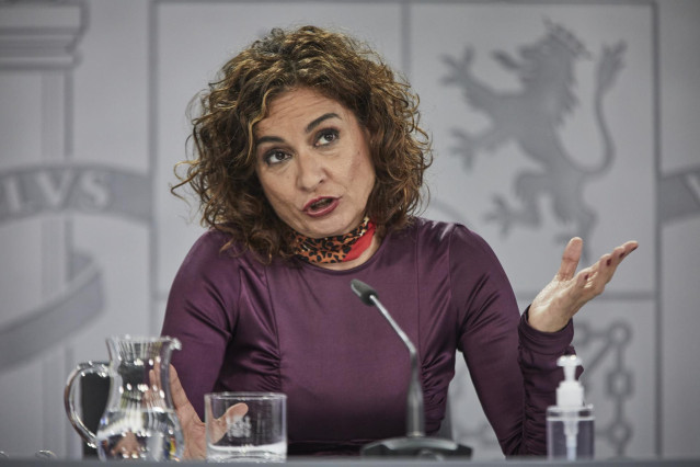 La ministra portavoz y de Hacienda, María Jesús Montero.
