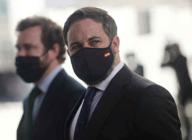 El líder de Vox, Santiago Abascal