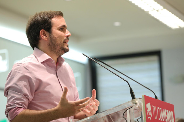 El coordinador general de Izquierda Unida, Alberto Garzón. En Madrid (España), a 26 de septiembre de 2019.