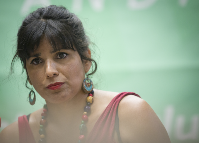 La Presidenta del Grupo Parlamentario de Adelante Adalucía, Teresa Rodríguez , durante una entrevista para Europa Press, en Sevilla, a 3 de agosto  de 2020.