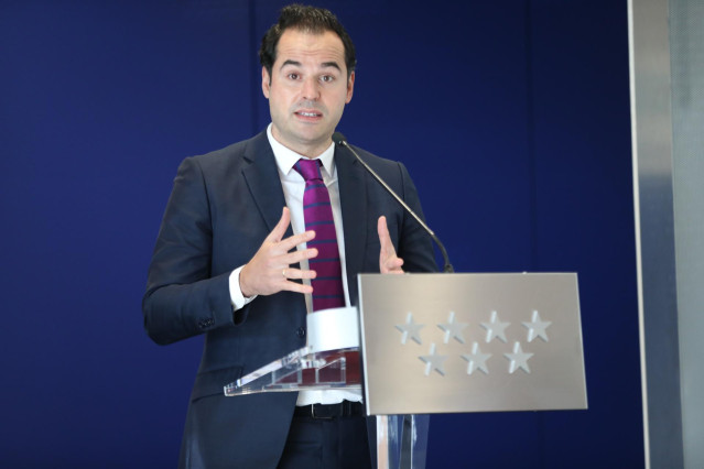 El vicepresidente, consejero de Deportes, Transparencia y portavoz de la Comunidad de Madrid, Ignacio Aguado.