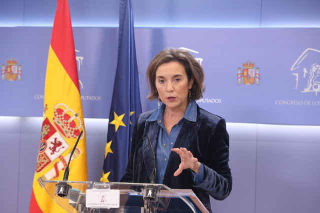 La portavoz del PP en el Congreso de los Diputados, Cuca Gamarra. En Madrid (España), a 27 de octubre de 2020.