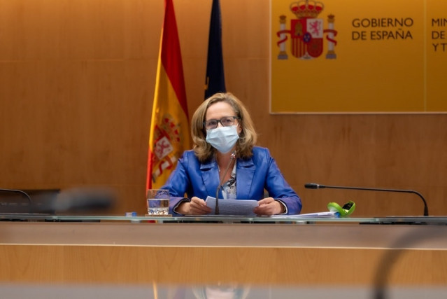 La vicepresidenta tercera y ministra de Asuntos Económicos y Transformación Digital, Nadia Calviño.