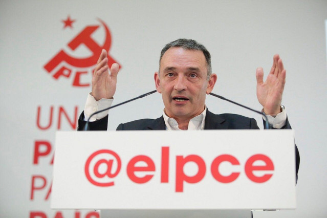 Imagen de recurso del secretario general del Partido Comunista de España (PCE), Enrique Santiago.