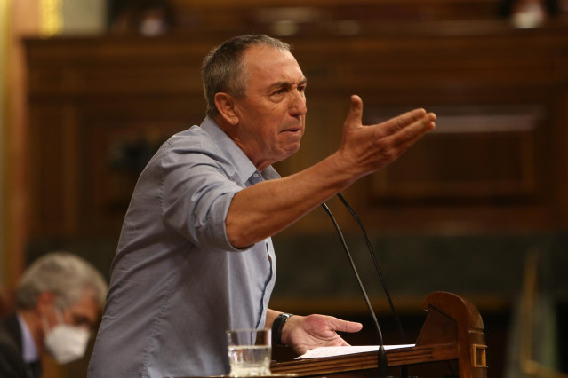 El portavoz de Compromís en el Congreso, Joan Baldoví, en una imagen de archivo