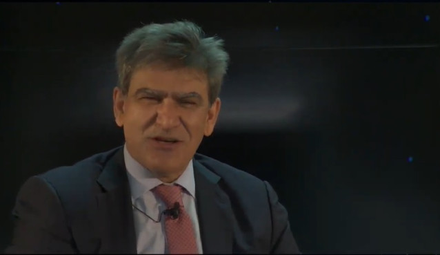 El consejero delegado de Banco Santander, José Antonio Álvarez, durante el XXVII Encuentro del Sector Financiero organizado por Deloitte, ABC y Sociedad de Tasación el 17 de noviembre de 2020.