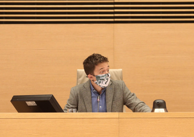 El portavoz de Más País-Equo, Íñigo Errejón,