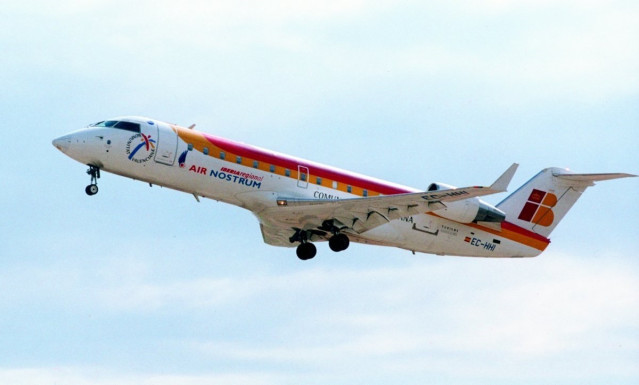 Despeque de un avión de Air Nostrum en una imagen de archivo.