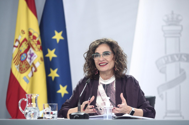 La ministra Portavoz y de Hacienda, María Jesús Montero