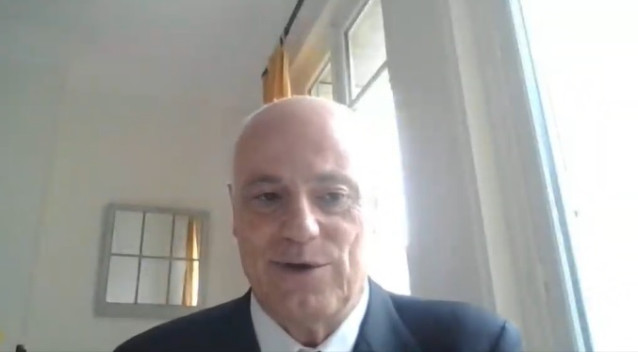 El presidente de la Autoridad Bancaria Europea (EBA, por sus siglas en inglés), José Manuel Campa, en el XXVII Encuentro del Sector Financiero organizado por Deloitte, ABC y Sociedad de Tasación.