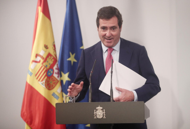 El presidente de la patronal CEOE, Antoni Garamendi.