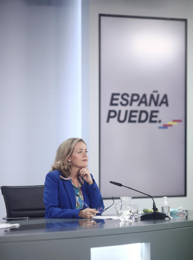 La vicepresidenta y ministra de Asuntos Económicos, Nadia Calviño
