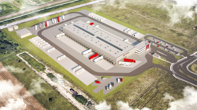 Terminal de DB Schenker en Polonia