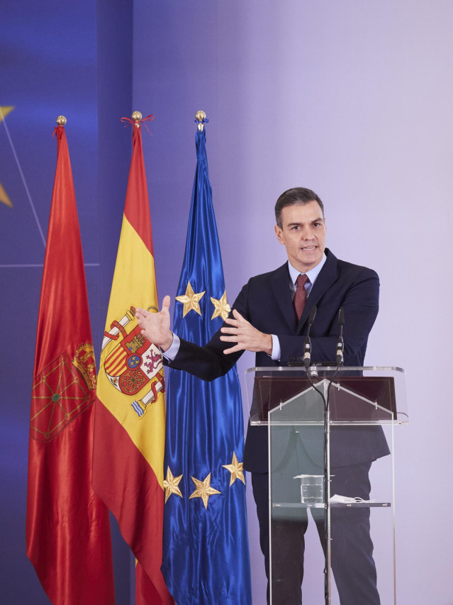 El presidente del Gobierno de España, Pedro Sánchez,