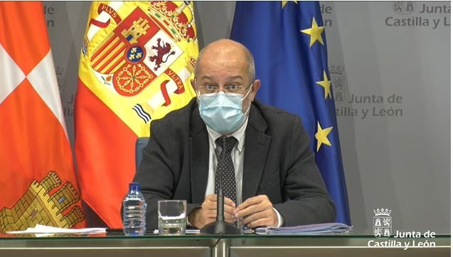 Captura de la comparecencia de Igea en la rueda de prensa de este jueves.