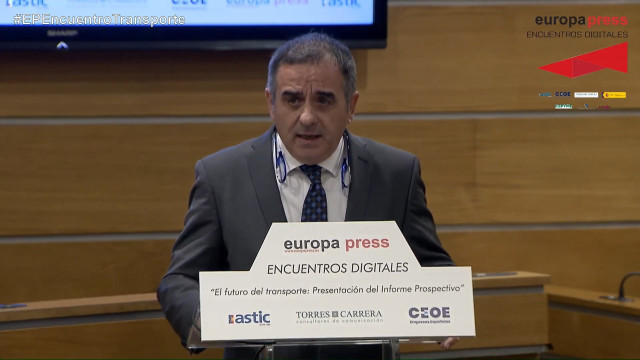 El director general de Astic, Ramón Valdivia, durante su participación en los encuentros digitales de Europa Press