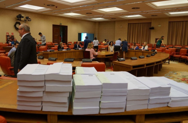 Imagen de la Comisión de Presupuestos del Congreso, durante una tramitación presupuestaria