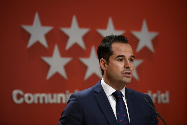 El vicepresidente, consejero de Deportes, Transparencia y portavoz de la Comunidad de Madrid, Ignacio Aguado