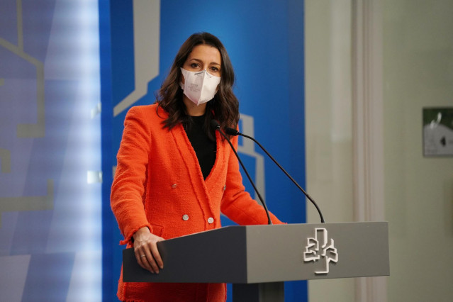 La presidenta de Ciudadanos, Inés Arrimadas