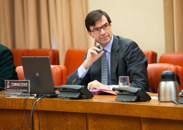 El secretario de Estado para la UE, Juan González-Barba, en la Comisión Mixta Congreso-Senado para la Unión Europea