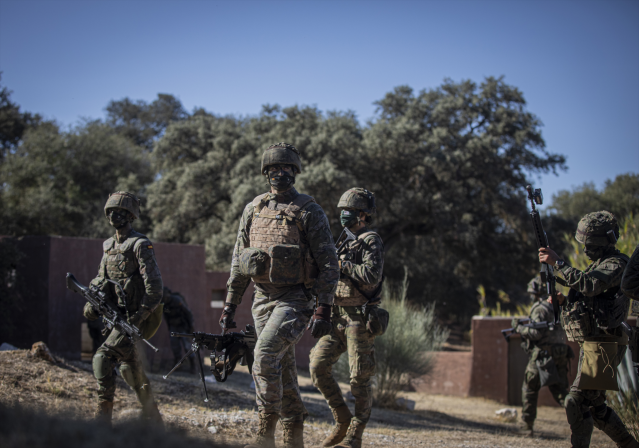 Soldados de la Legión en una maniobra