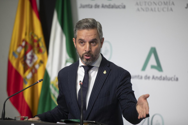 El consejero de Hacienda y Financiación Europea, Juan Bravo