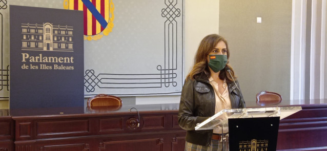 La diputada de Vox en el Parlament, Idoia Ribas.