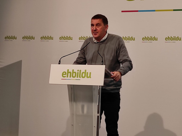 El coordinador general de EH Bildu, Arnaldo Otegi