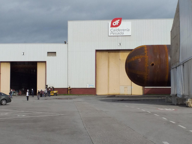 Instalaciones de Duro Felguera, en Gijón
