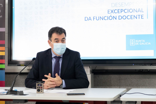 El conselleiro Román Rodríguez