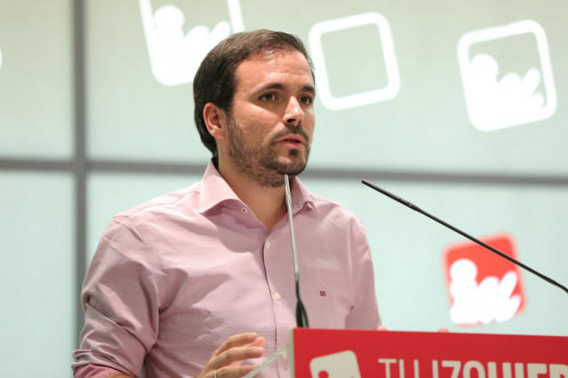 Imagen de recurso del coordinador general de Izquierda Unida, Alberto Garzón, en Madrid (España), a 26 de septiembre de 2019.