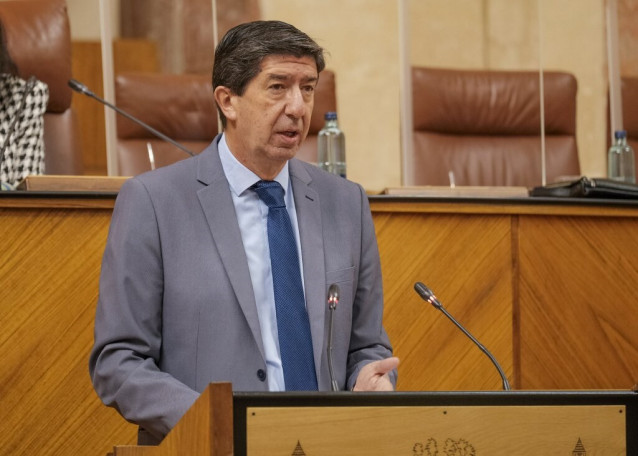 El vicepresidente de la Junta de Andalucía, Juan Marín