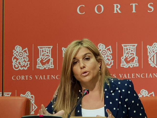 La portavoz adjunta del Grupo Popular en Les Corts, Eva Ortiz, en imagen de archivo