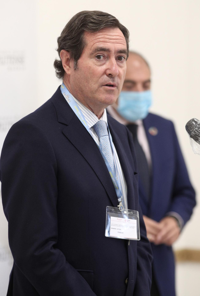 El presidente de CEOE, Antonio Garamendi.