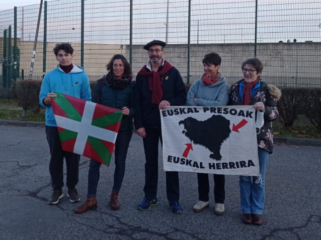 Salida de prisión en Francia del preso de ETA Frederic Haranburu