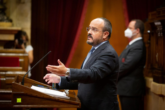 El presidente del PP catalán, Alejandro Fernández.