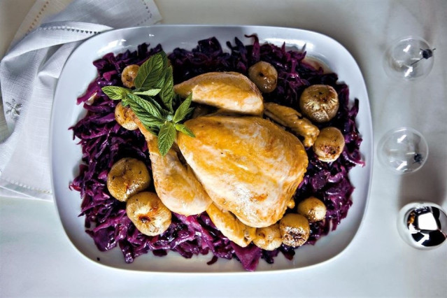 Pavo relleno.