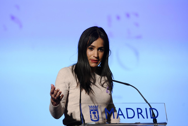 La vicealcaldesa de Madrid, Begoña Villacís, en el acto institucional por el 25N