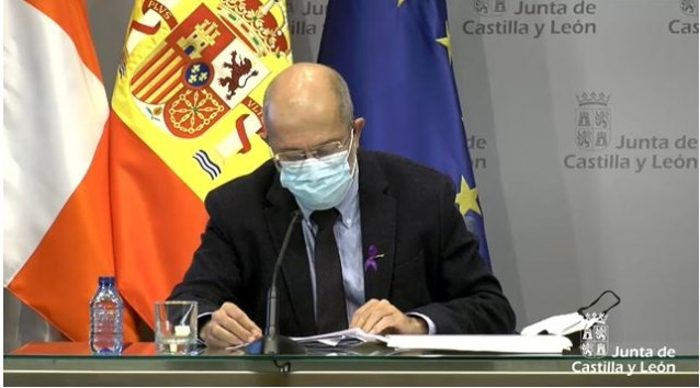 Captura de la rueda de prensa telemática tras el Consejo de Gobierno de este miércoles.