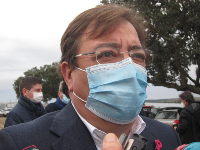 El presidente de la Junta, Guillermo Fernández Vara