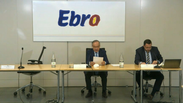 El presidente de Ebro Foods, Antonio Hernández Callejas, en la junta telemática de accionistas