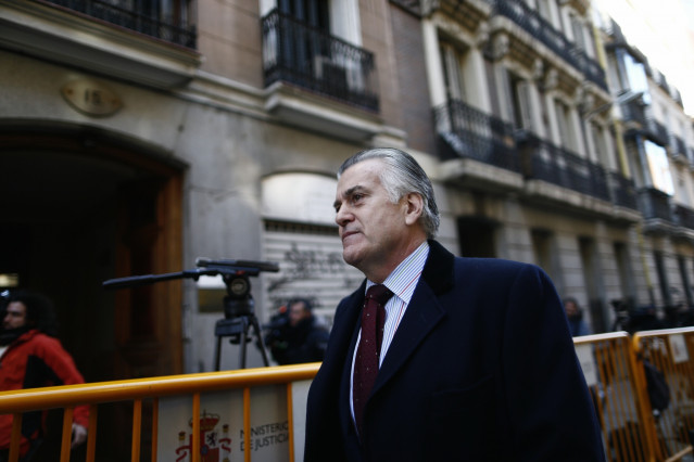 El ex tesorero del PP, Luis Bárcenas llega a la Audiencia Nacional