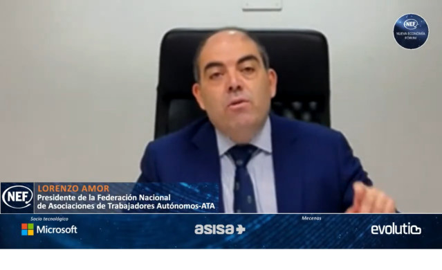 El presidente de ATA, Lorenzo Amor